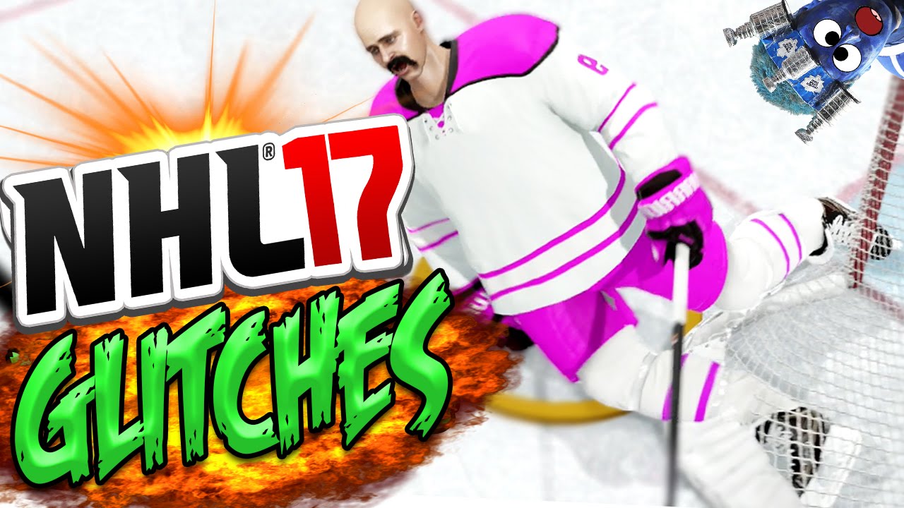 NHL 17 Funny Glitches, Moments & Hits! #1