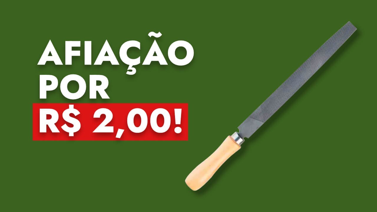 COMO AFIAR UMA FACA COM LIMA EM CASA