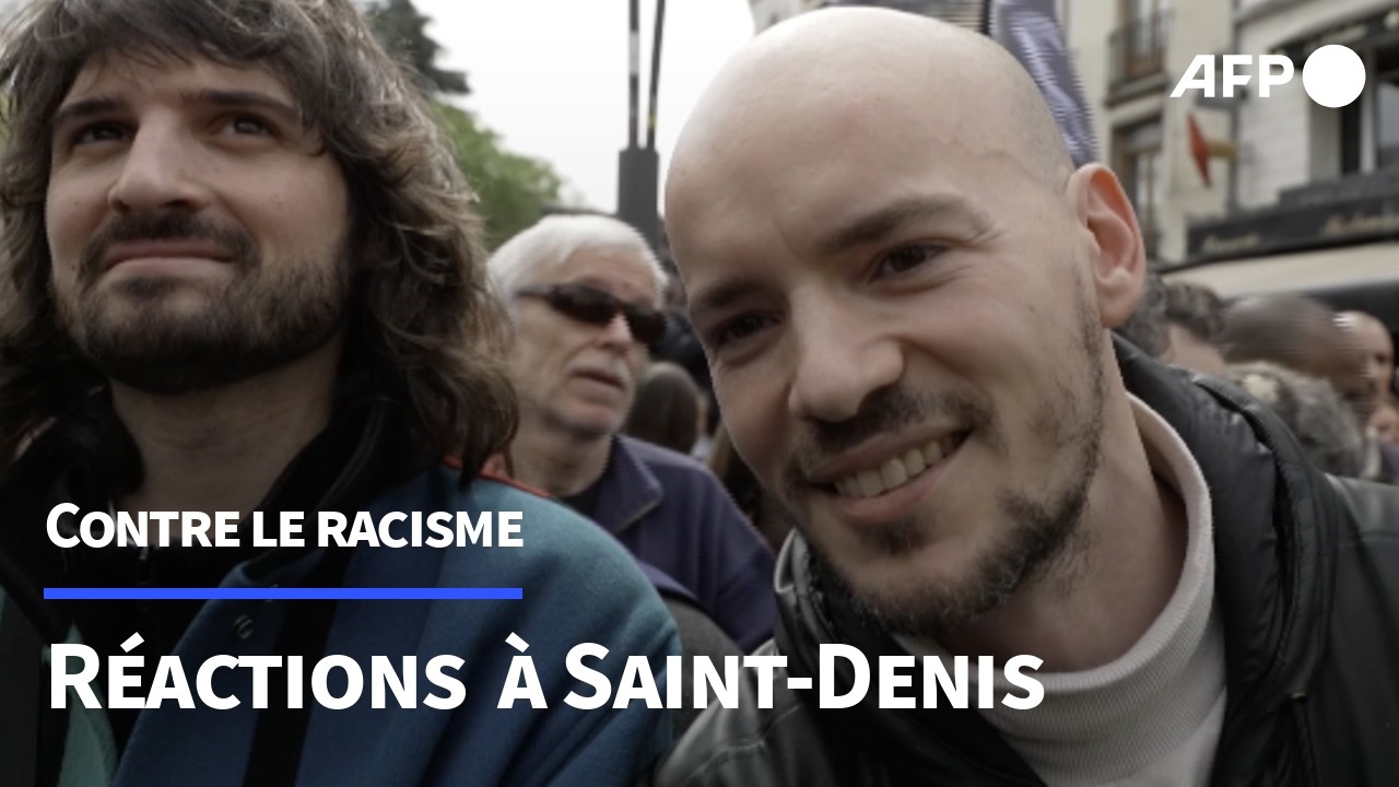Des milliers de personnes rassembl&eacute;es contre le racisme &agrave; Saint-Denis | AFP