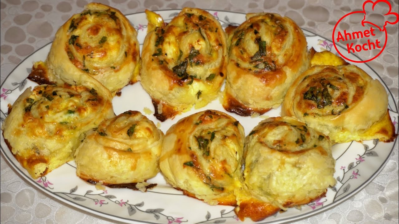 Blätterteig mit Schafskäse | Ahmet Kocht | vegetarisch kochen | Folge 390