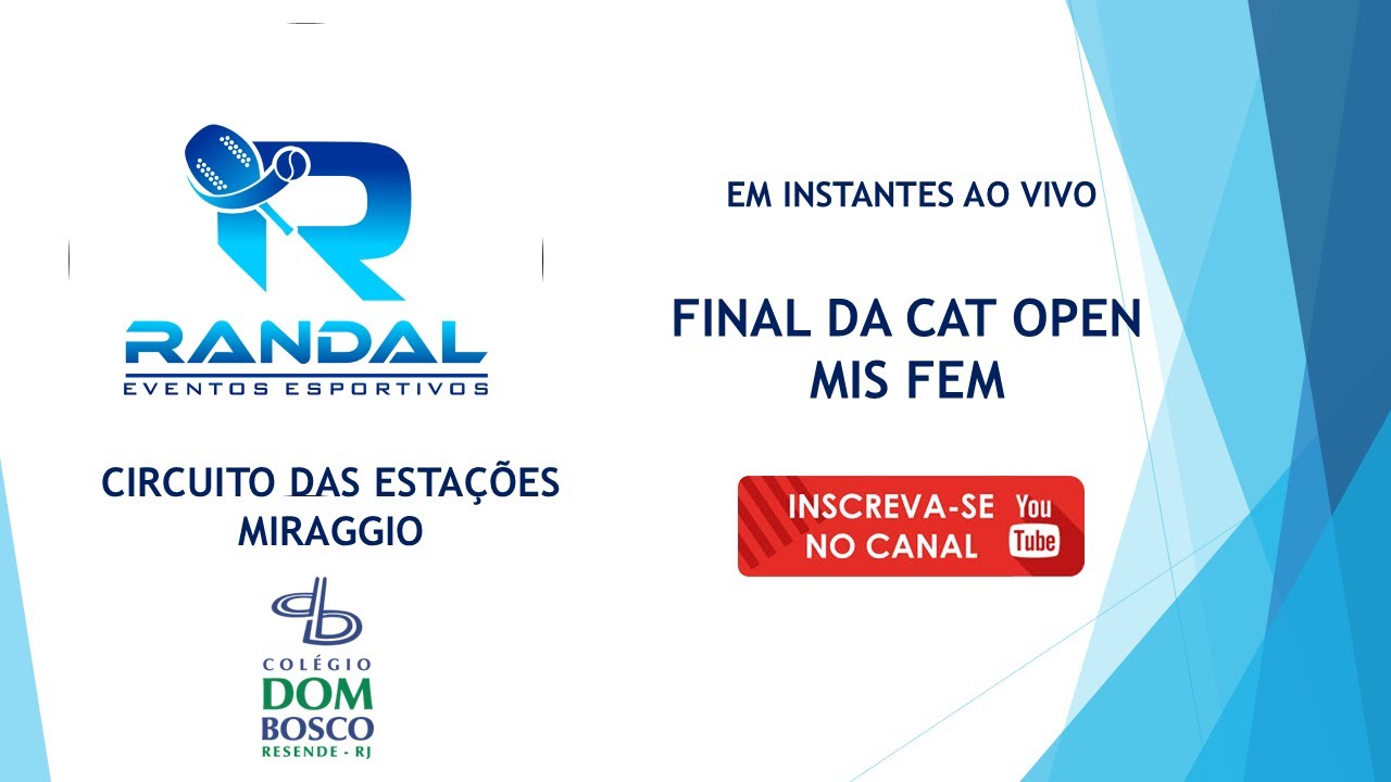 FINAL DA CAT OPEN MIX FEM