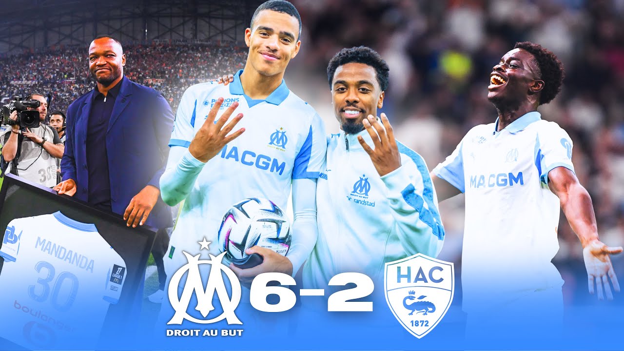 𝐕𝐋𝐎𝐆 OM 6-2 Le Havre &bull; Greenwood en FOLIE, FESTIVAL OFFENSIF & hommage &agrave; Mandanda &bull; HD