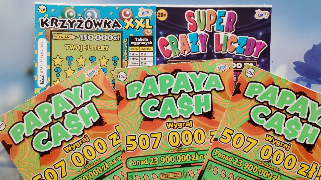 #zdrapki Błysk ⚡ Premiera Papaya Cash 💸Plus krzyż&oacute;wka XXL 💰 Super Crazy liczby 😵 ale błyskawica ⚡