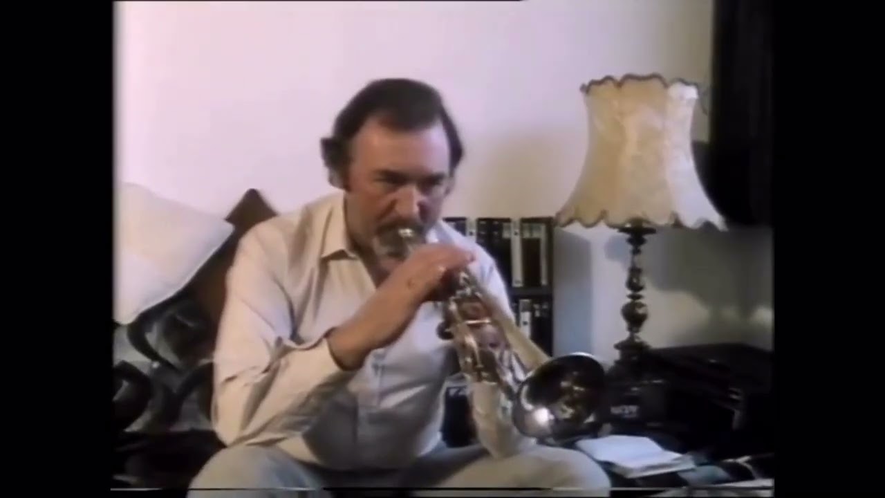 Maurice Murphy practicing Haydn Trumpet Concerto