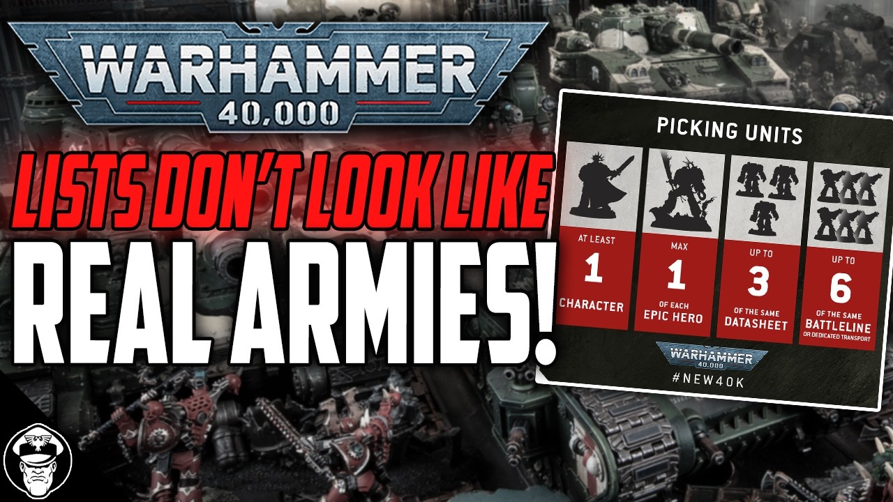 Why do Warhammer 40,000 Armies NOT Look Like Armies?