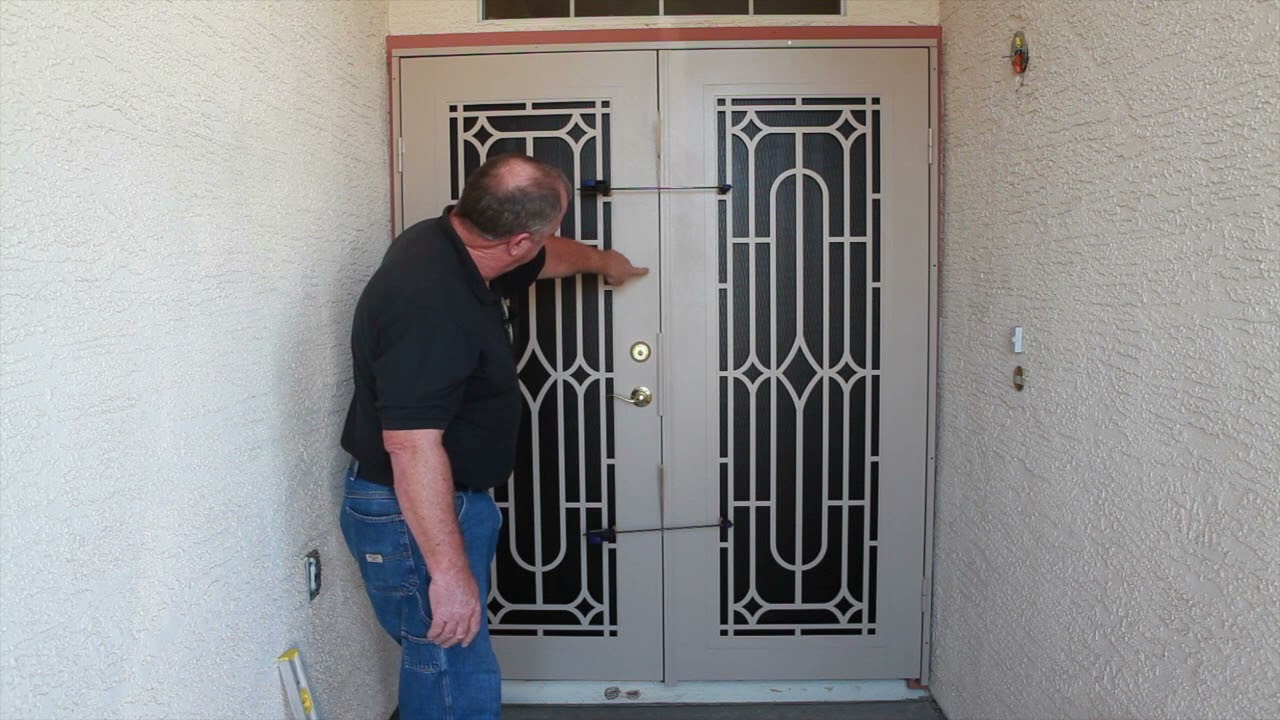 How to install a Premium Double Surface Mount Security Screen Door