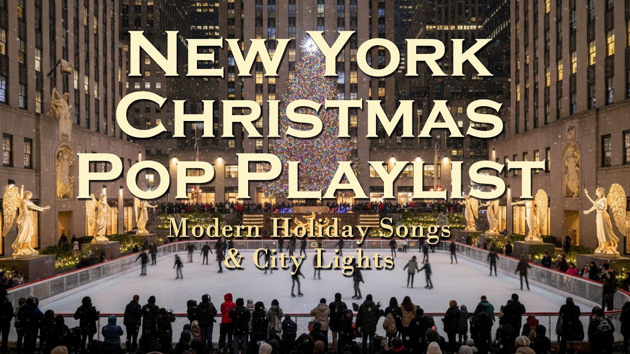𝐏𝐥𝐚𝐲𝐥𝐢𝐬𝐭 New York Christmas Pop Playlist🎄 | Modern Holiday Songs & City Lights ❄🎶