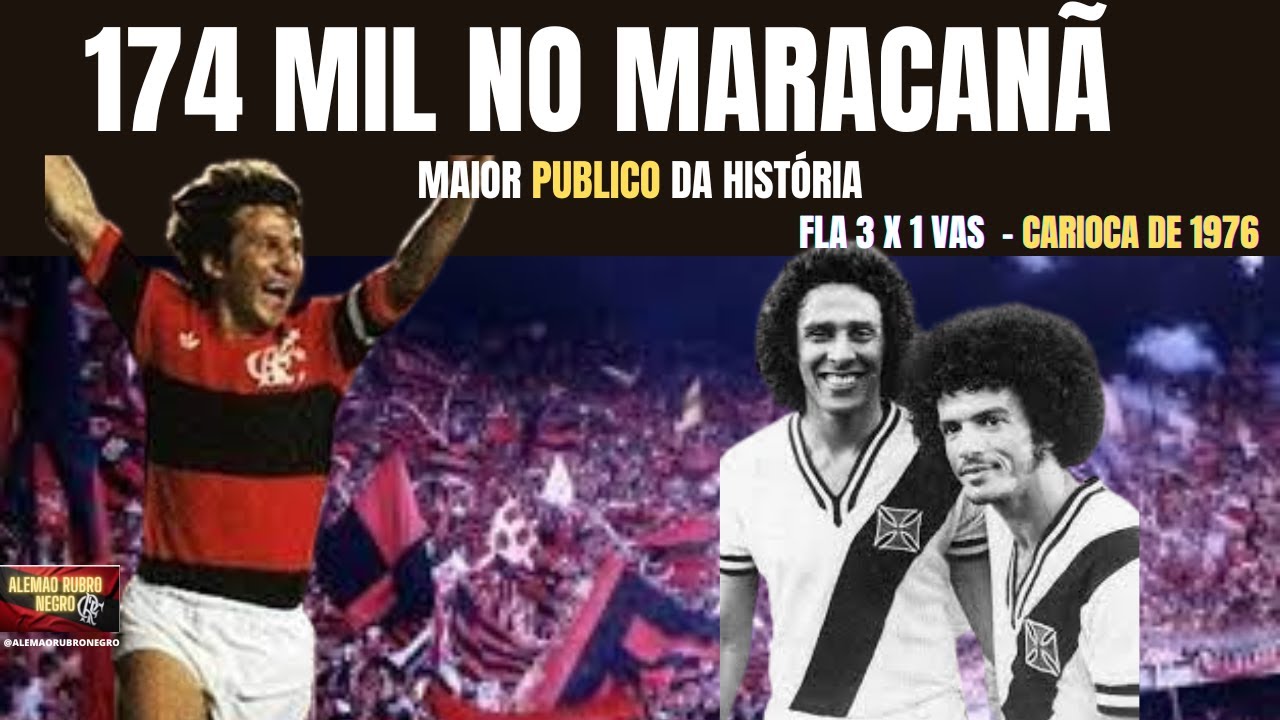 🔴⚫️ MAIOR PUBLICO DO MARACANÃ