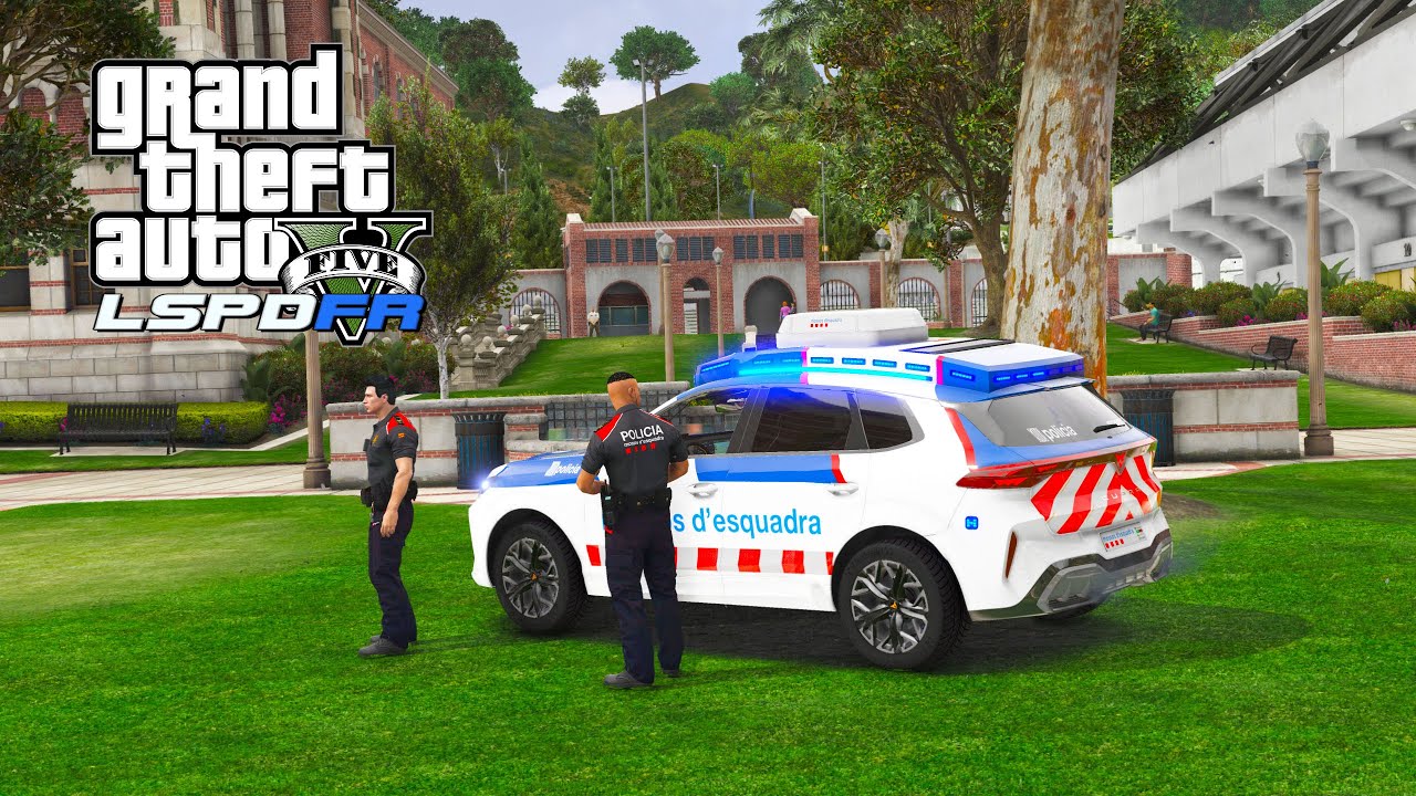 MOSSOS D'ESCUADRA - EL COCHE MÁS TECNOLOGICO | -  LSPDFR  #1158