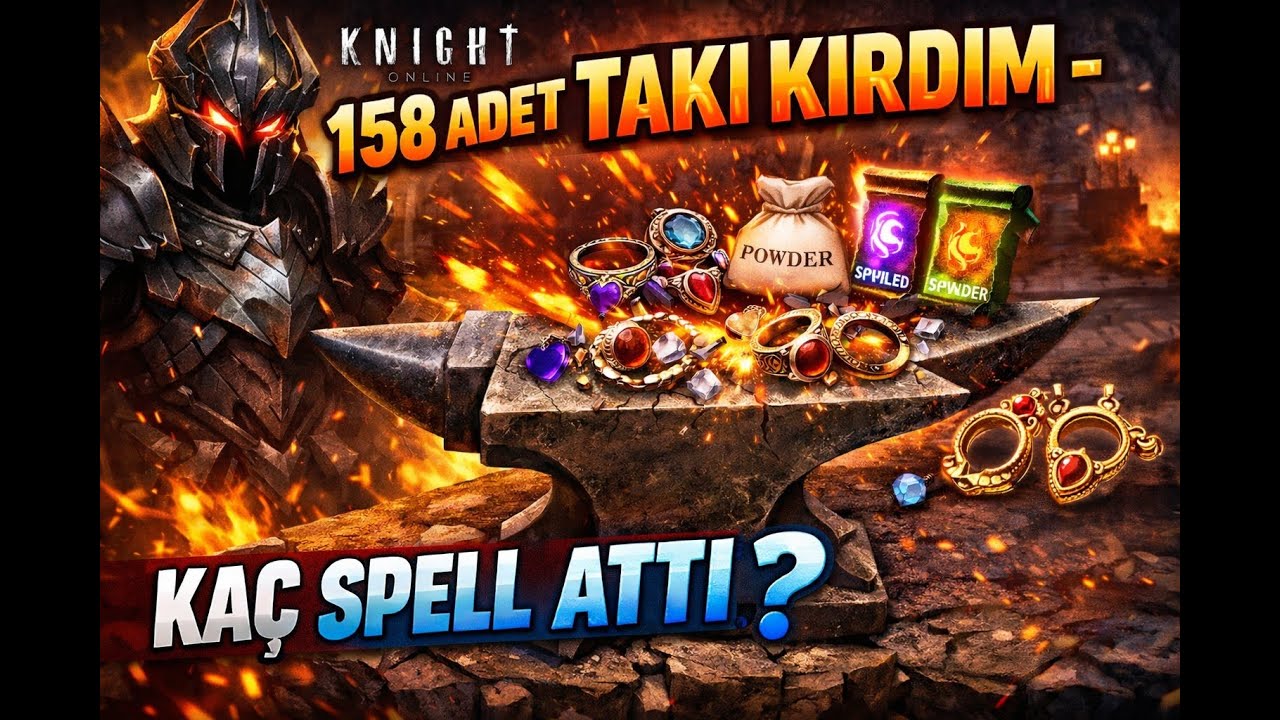 KO4FUN TAKI KUTULARIMIZI KIRDIK SPELL STONE POWDER'A ÇEVİRDİK !! #ko4fun #knightonline #craft