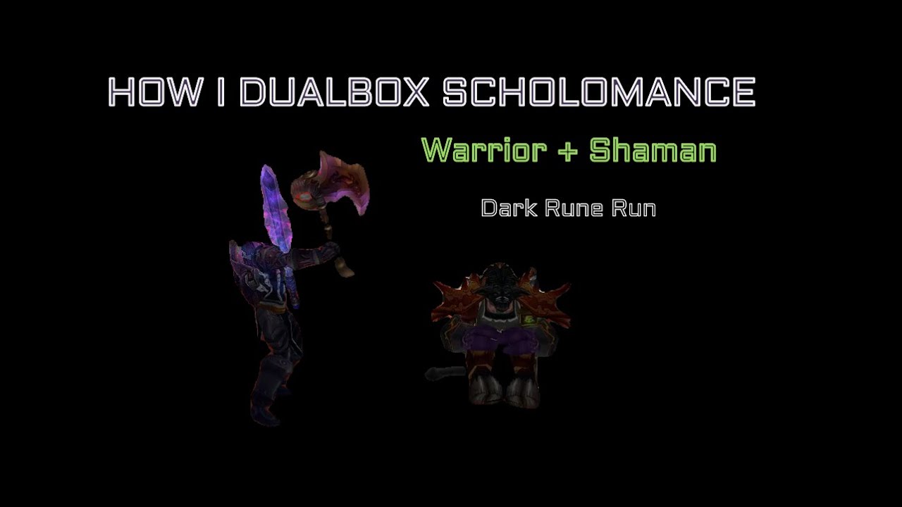 World of Warcraft - Scholomance - Dark Rune Farm Run