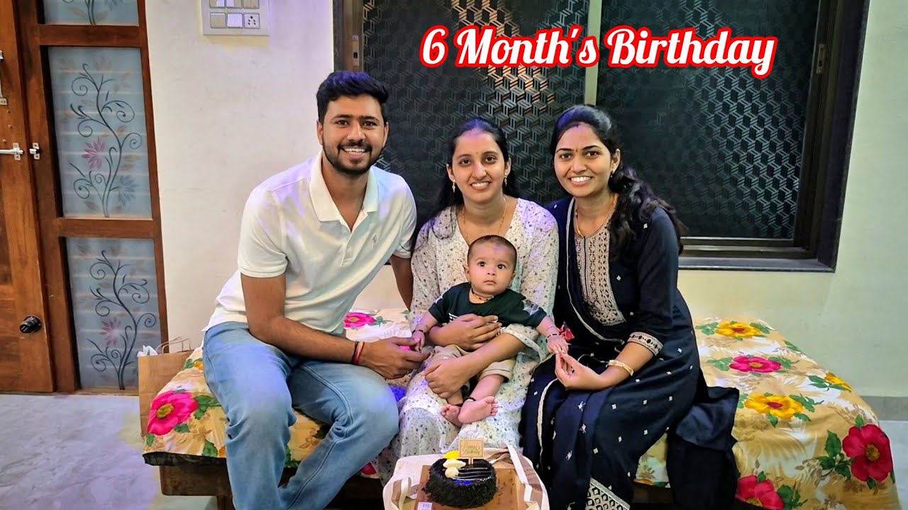 Kanha's 6 Month's Birthday Celebration 🥳✨️| आम्ही गेलो Celebration साठी कान्हा कडे 😇