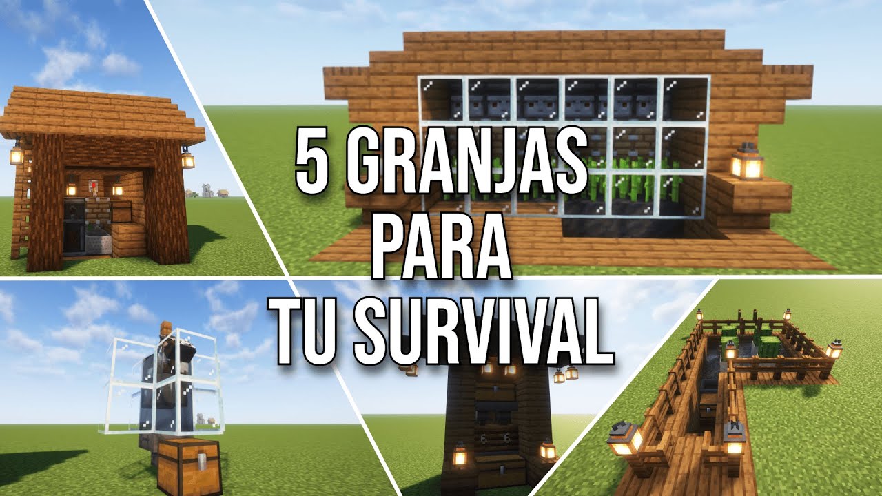 LAS GRANJAS MÁS FACILES PARA INICIAR TU SURVIVAL