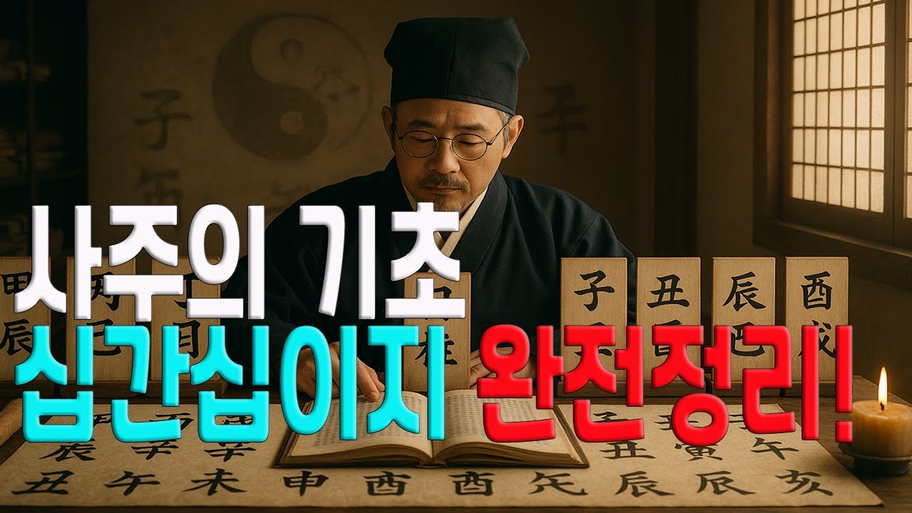 십간과 십이지 완전정복! 사주명리의 기초 뼈대 쉽게 배우기