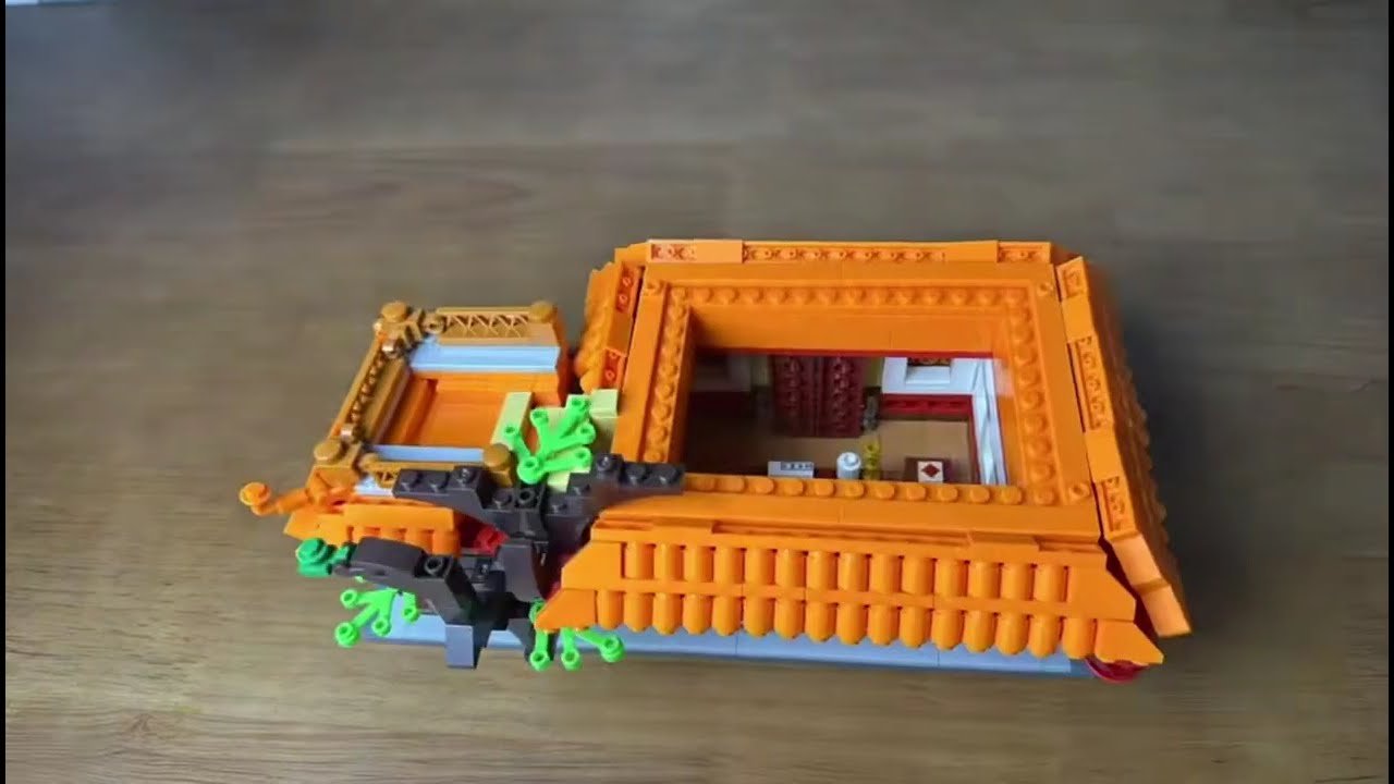Relaxing Chinatown Street Build with Building Blocks | No Talking ASMR | Immersive Build