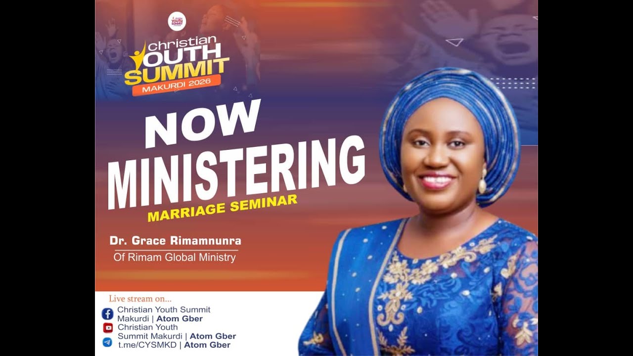CHRISTIAN YOUTH SUMMIT 2026 // DAY 3 MORNING // MARRIAGE SEMINAR 1 _ Dr  Grace Rimamnura.