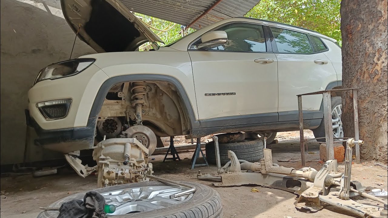 JEEP COMPASS CLUTCH PADEL HARD PICKUP ISSUE CLUTCH REPLACE  JEEP COMPASS CLUTCH FAILURE AT 58000KM
