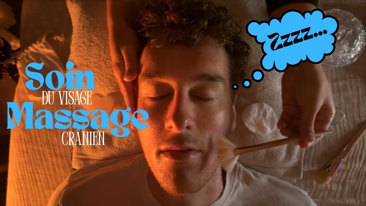 ASMR | MA COPINE ME FAIT UN SOIN DU VISAGE & UN MASSAGE CRÂNIEN 💤