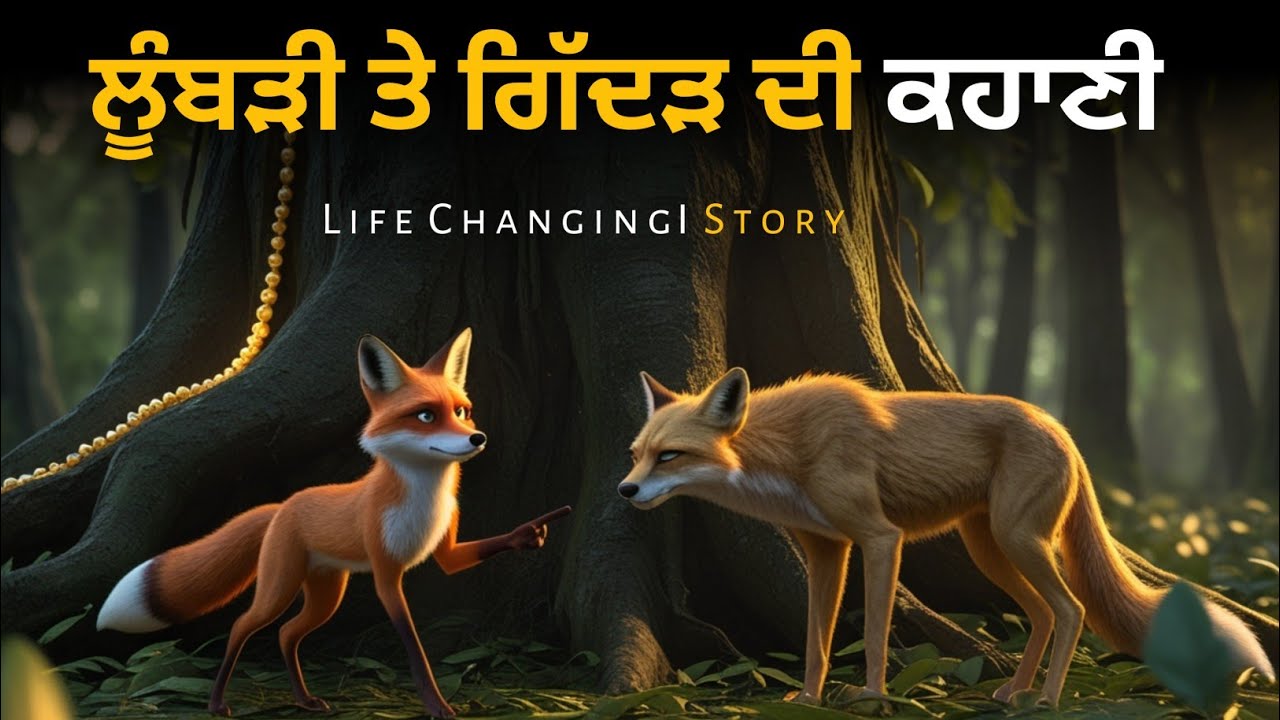 ਗਿੱਦੜ ਤੇ ਲੂੰਬੜੀ ਦੀ ਕਹਾਣੀ | Life changing Story | Punjebi Virasat kahaniyan 💯