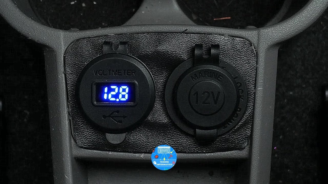 Ho modificato la presa Accendisigari nella Panda 169 aggiungendo una seconda presa USB con Voltmetro