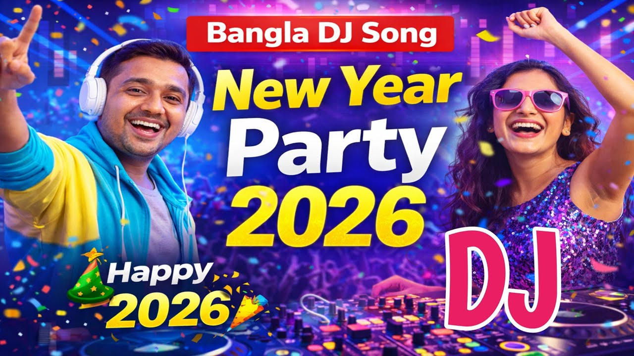 New Year 2026 Bangla DJ Song | Happy New Year Party Dance Song | Moyna Songit Official