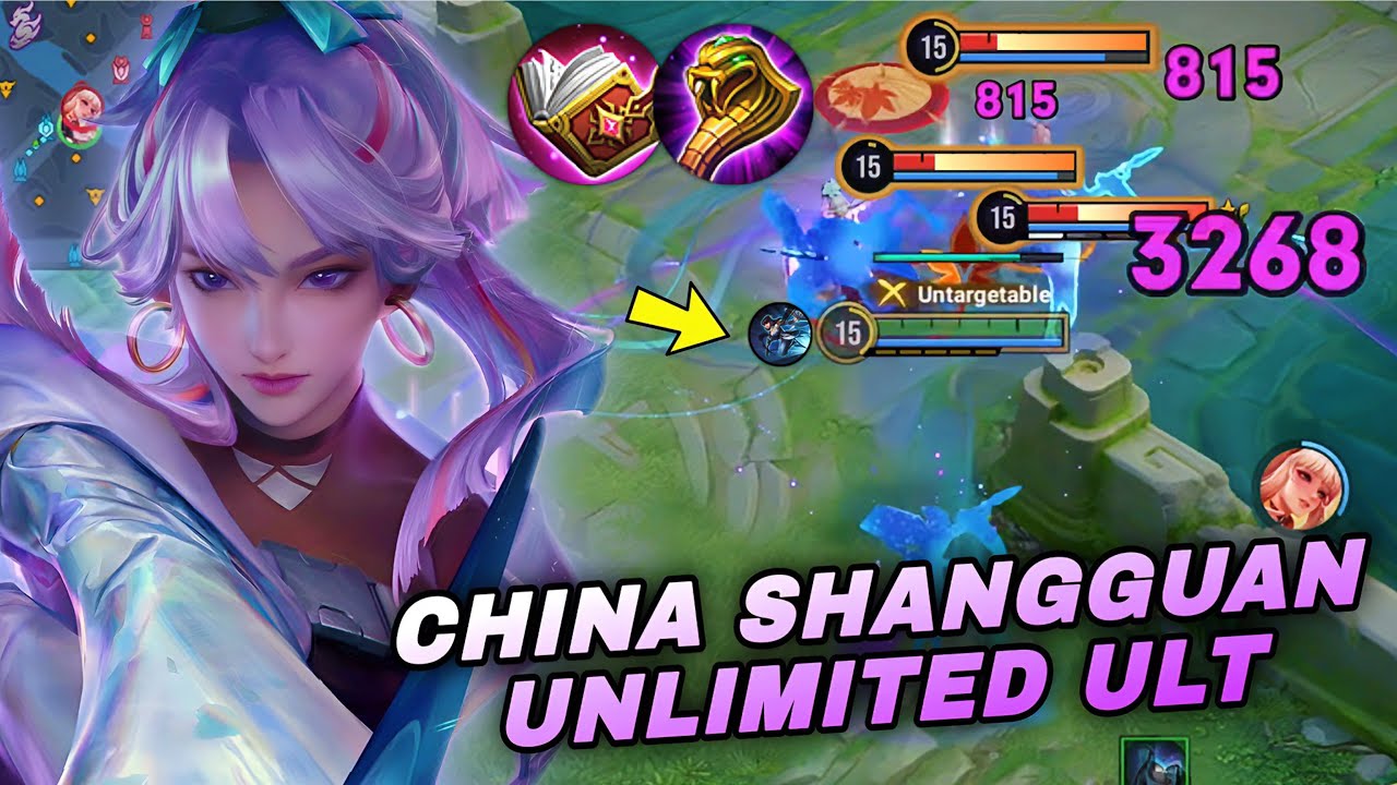 CHINA SHANGGUAN UNLIMITED ULT CAN EASILY CHASE & KILL ARLI & DYADIA | SHANGGUAN BUILD & ARCANA
