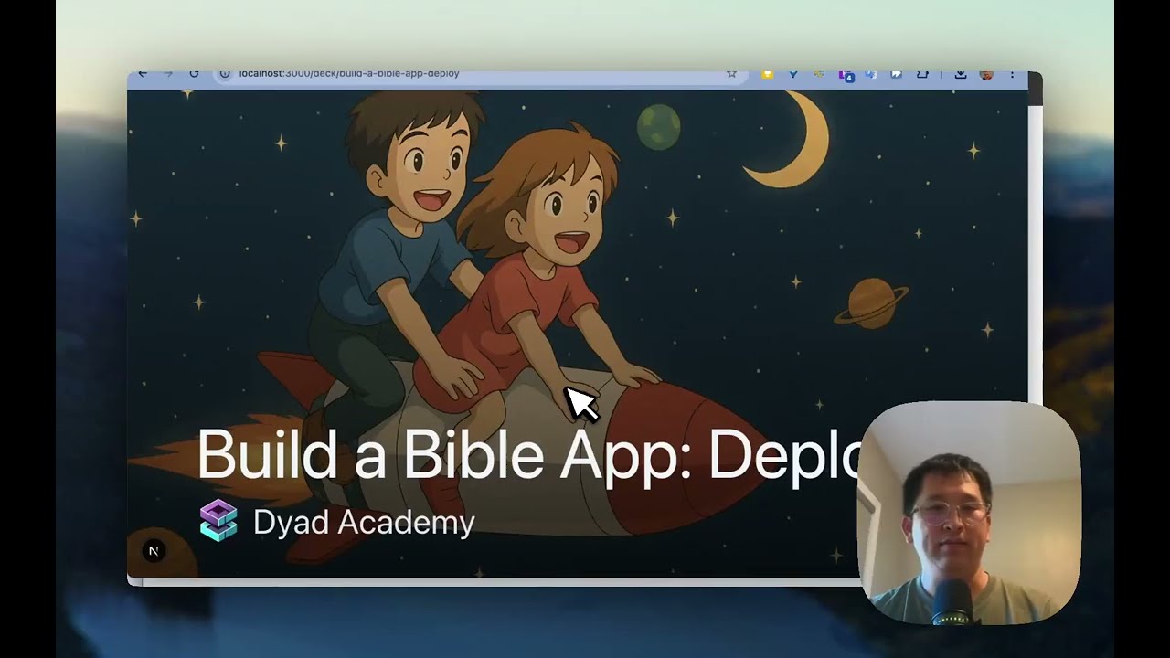 Dyad Build a Bible App: Part 5 - Deploy a React.js app to Vercel (no coding experience required!)