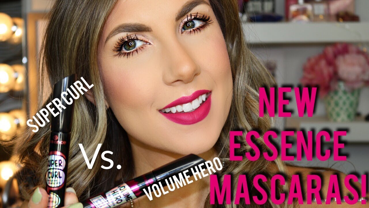 NEW ESSENCE MASCARAS! SUPER CURL VS. VOLUME HERO!