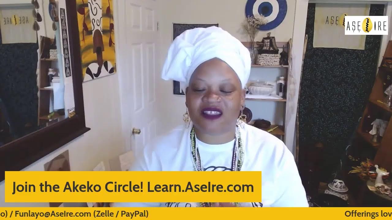 Orisa Prayer and Meditation - Iwori Osa says 