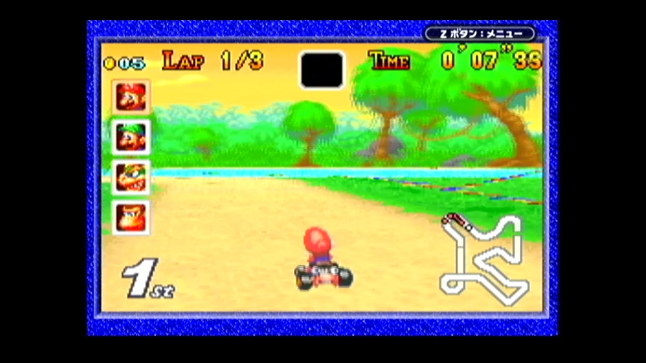 【マリオカートアドバンス】マリオGP キノコカップ【50cc】