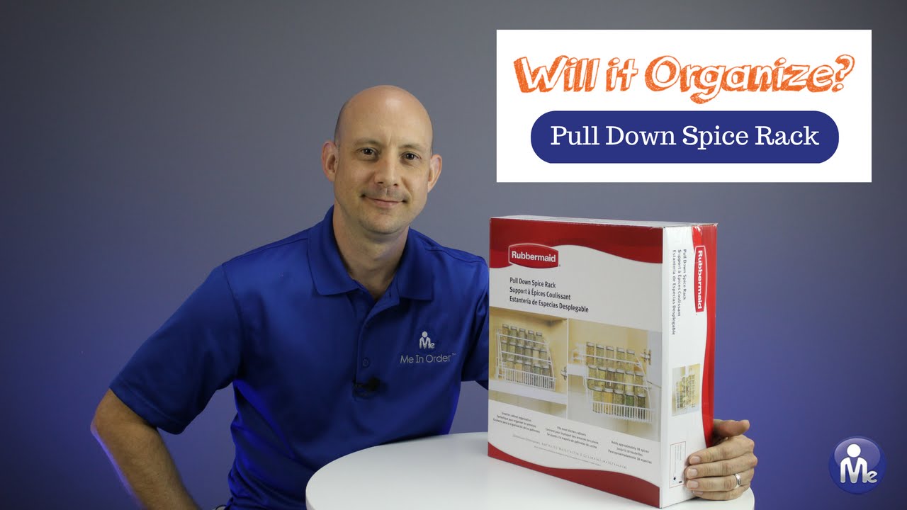 Will it Organize- Pull Down Spice Rack
