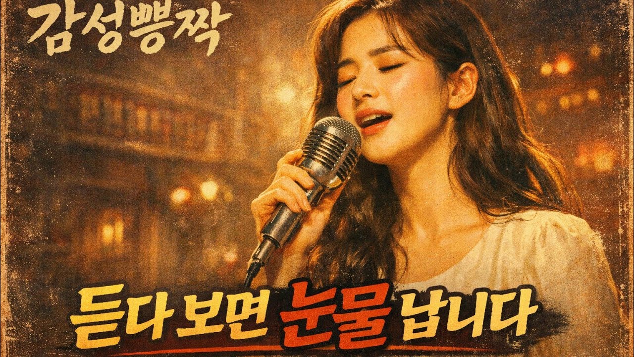 조용히 듣다 보면 마음이 울컥합니다｜감성 트롯 메들리
