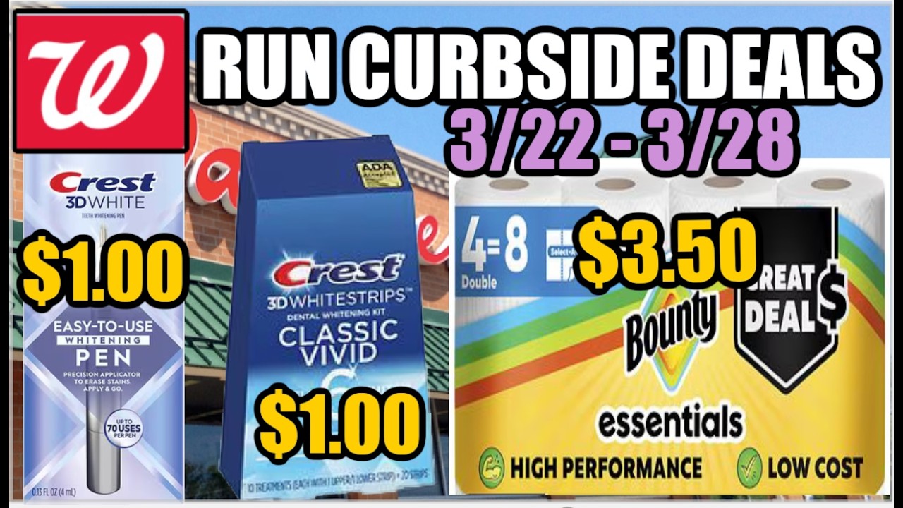 WALGREENS CURBSIDE DEALS THRU 3/28!