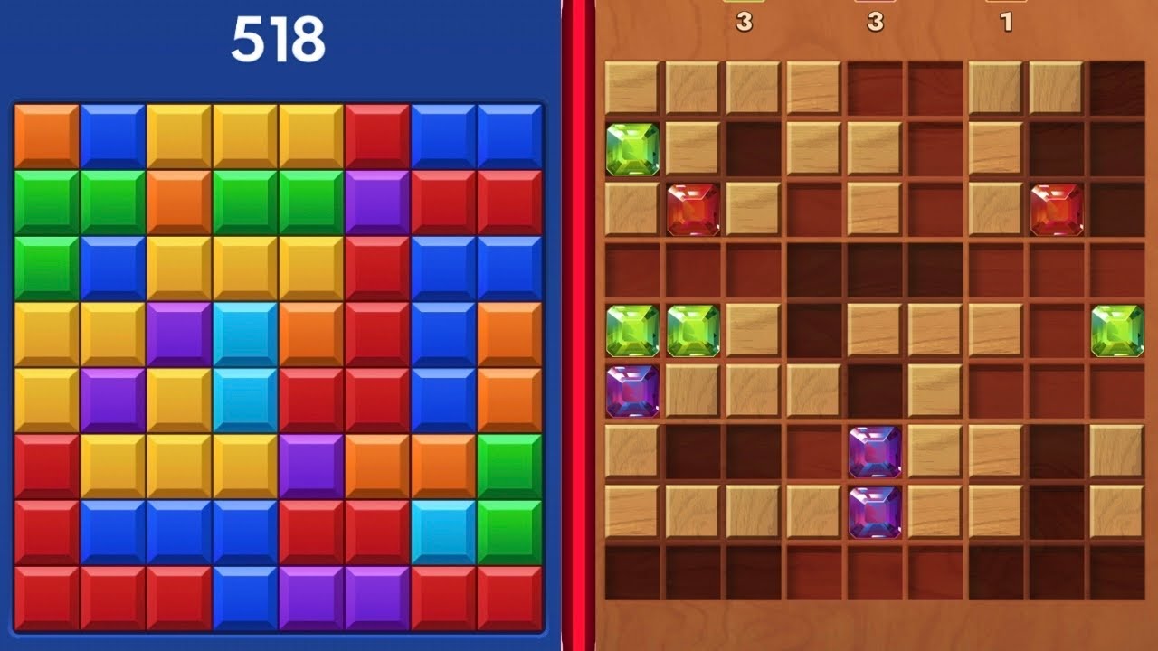🧩 Block Blast VS Woodoku – Block Puzzle Showdown | All Levels Gameplay 🎮