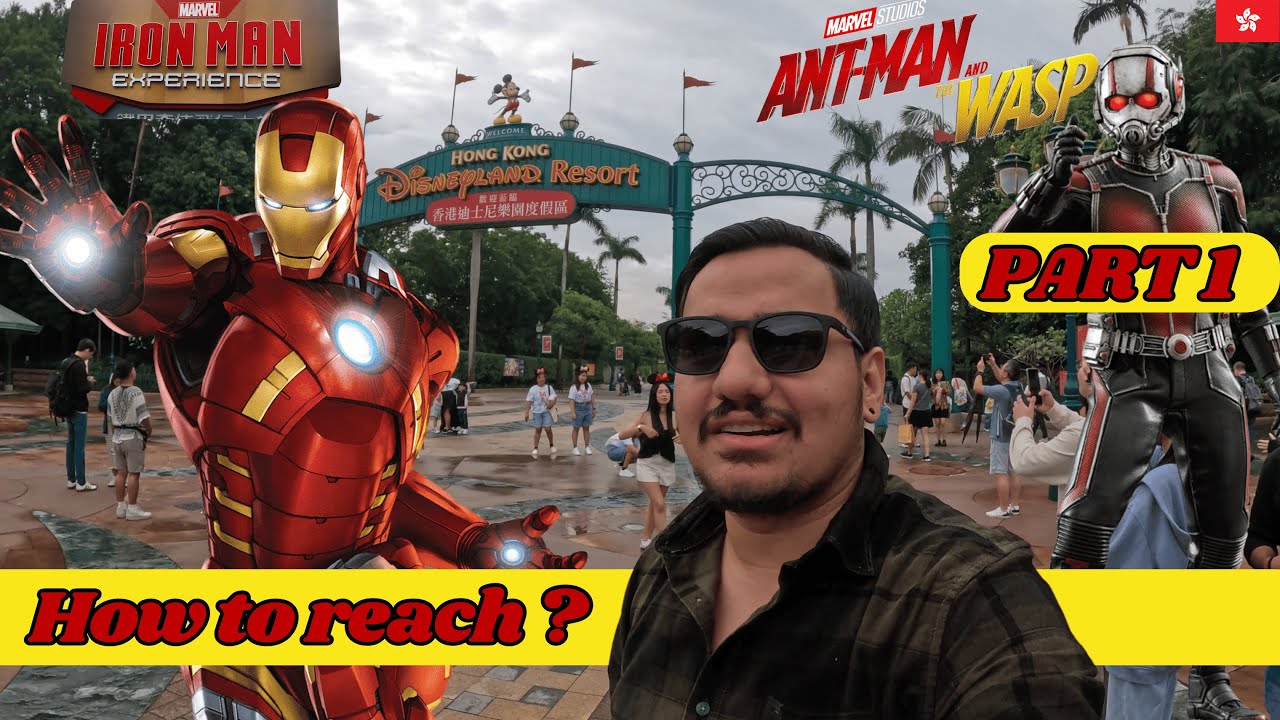 How to Reach Hong Kong Disneyland by Metro | Ant-Man & Iron Man Ride Experience | Part 1