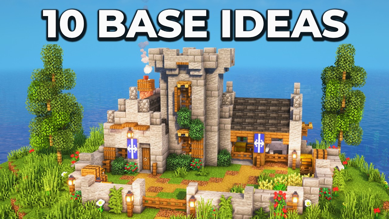 10 Starter Base Ideas for Survival Minecraft 1.21