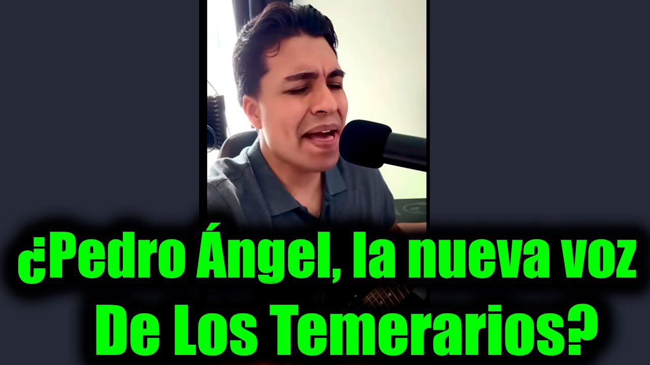 ¿Pedro Ángel, la nueva voz de Los Temerarios? ¡Increíble parecido! 🎤🔥