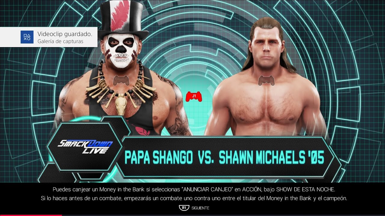 WWE 2k19 Papa Shango vs Shawn Michael