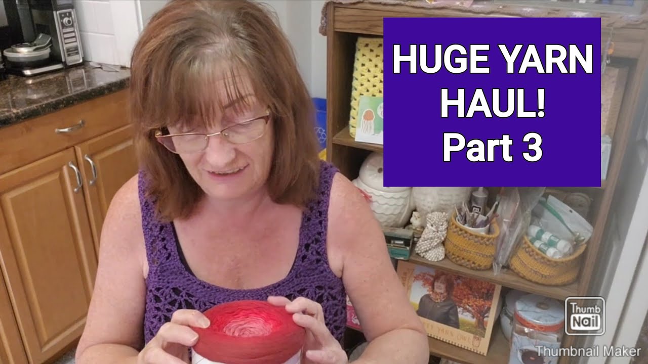 HUGE YARN HAUL! Part 3 & 9 Items I've Crocheted With This Yarn So Far!
