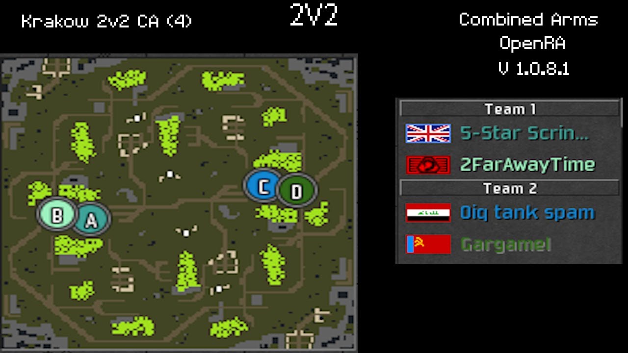 305# - Team game - 3 - 31/01/2026 - 2v2 - Combined Arms V1.0.8.1 (OpenRA)
