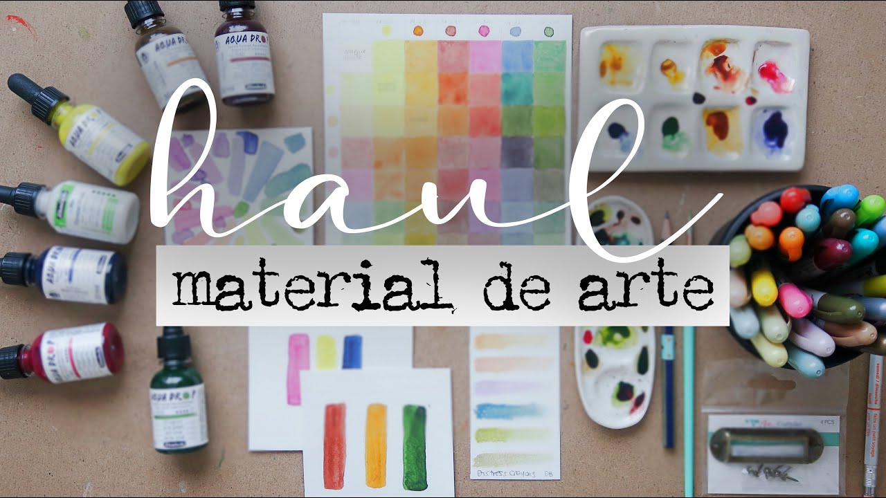 Acuarelas Schmincke Aqua Drop (Haul Material de Arte) Laura Inguz