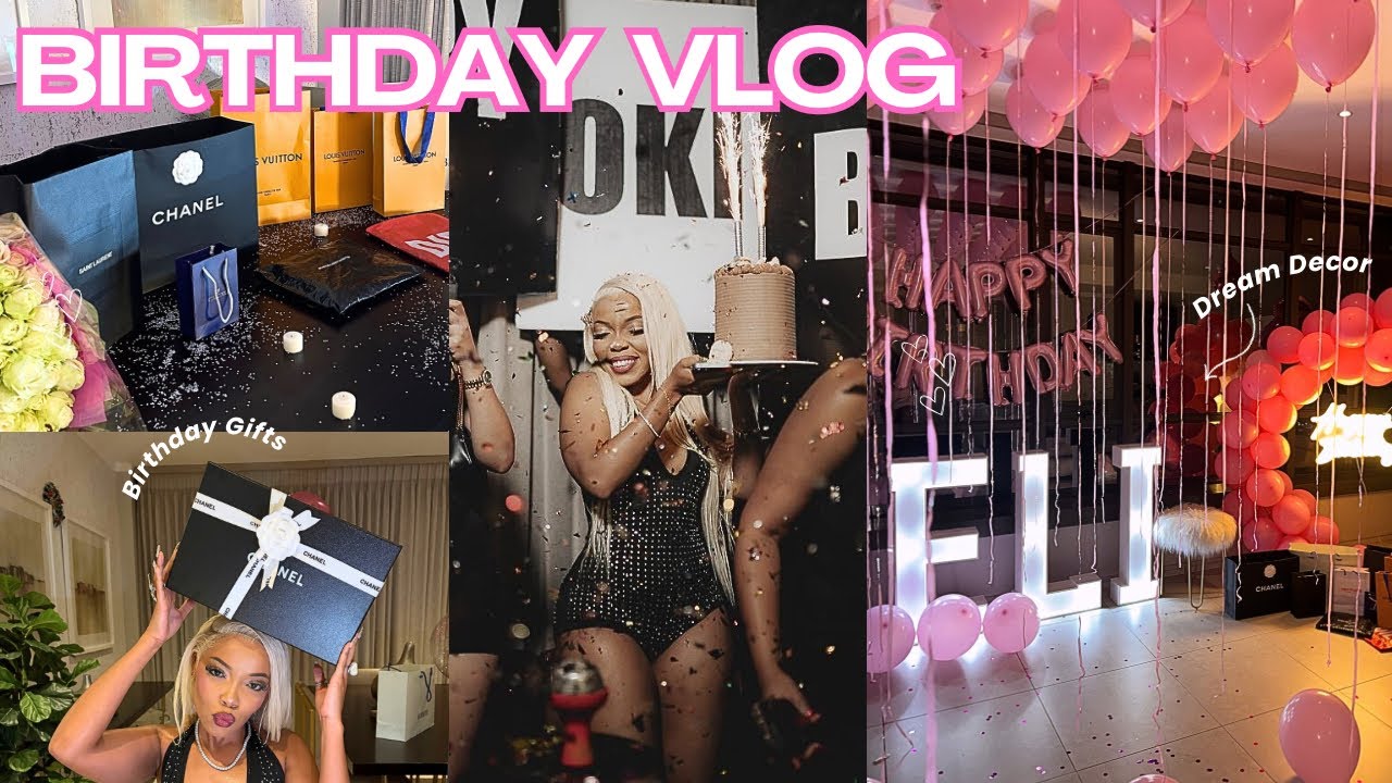 24th BIRTHDAY VLOG: Luxury gifts | Dream Decor | Night Out | Pink Slumber Party & MORE🎀