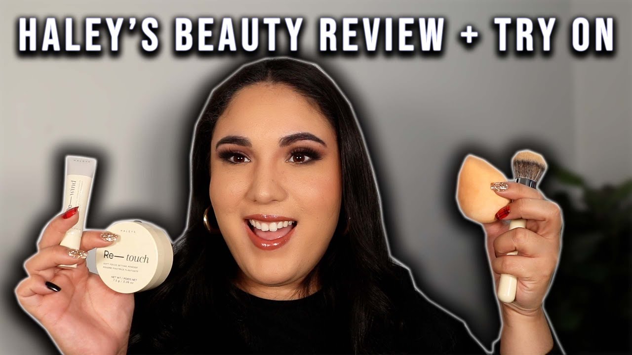 TRYING OUT HALEY'S BEAUTY| First impression and Try on