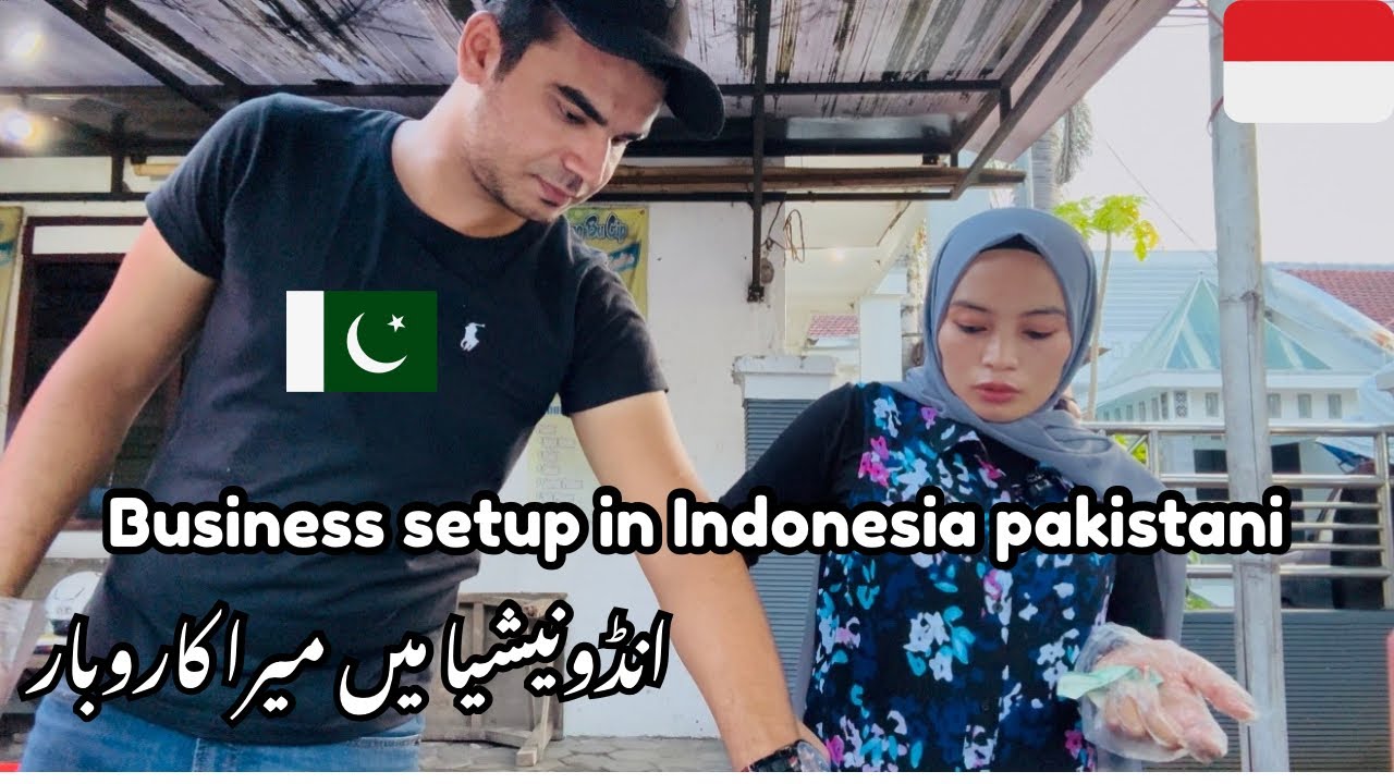 Pakistani boy Indonesian wife business routine in indonesia Shawarma business setup