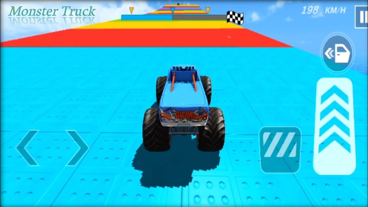 Mega Ramp Monster Truck Racing 2025 | Monster Truck Stunt Car Game 🤯 Simulator 3D Game 