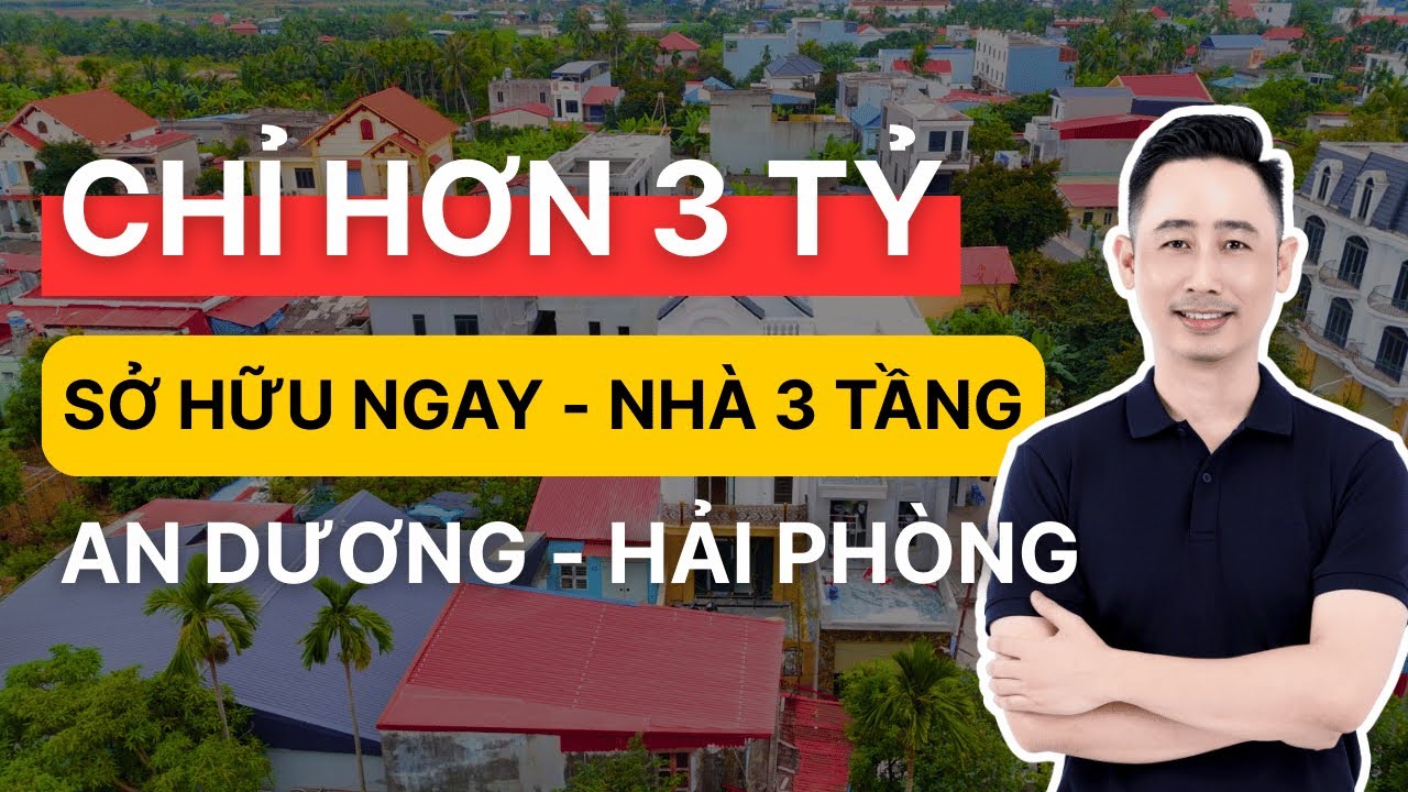 Chỉ hơn 3 tỷ , sở hữu ngay căn hộ 3 tầng độc lập An Dương - Hải Phòng