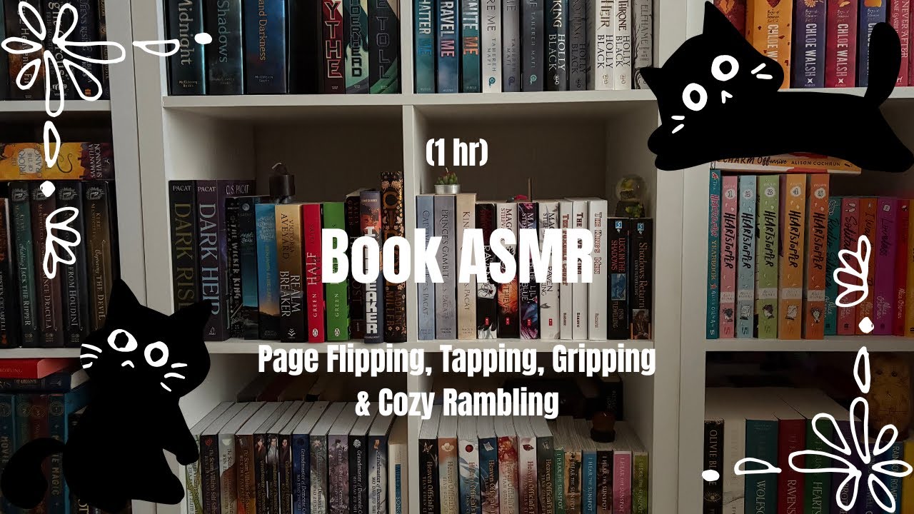 Book ASMR 📚 Page Flipping, Tapping, Gripping & Cozy Rambling (Soft Spoken)