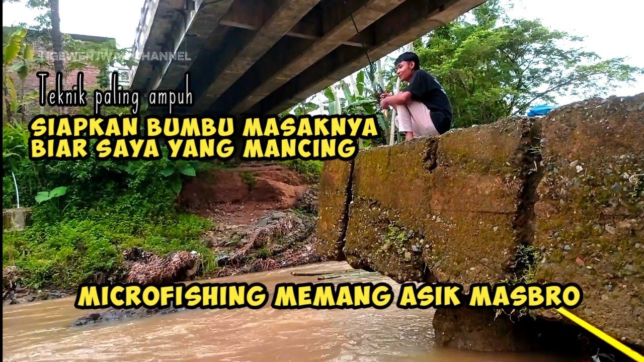 PASTI TERGIUR !! Mancing di sungai kecil tapi hasilnya bikin melongo‼️ Microfishing mencari ikan 