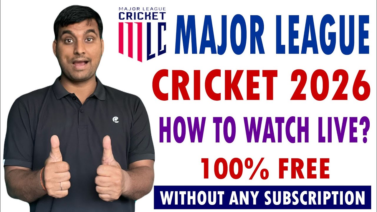 Major League Cricket Live Kaise Dekhe 2026 - MLC League Cricket Live Kaise Dekhe 2026