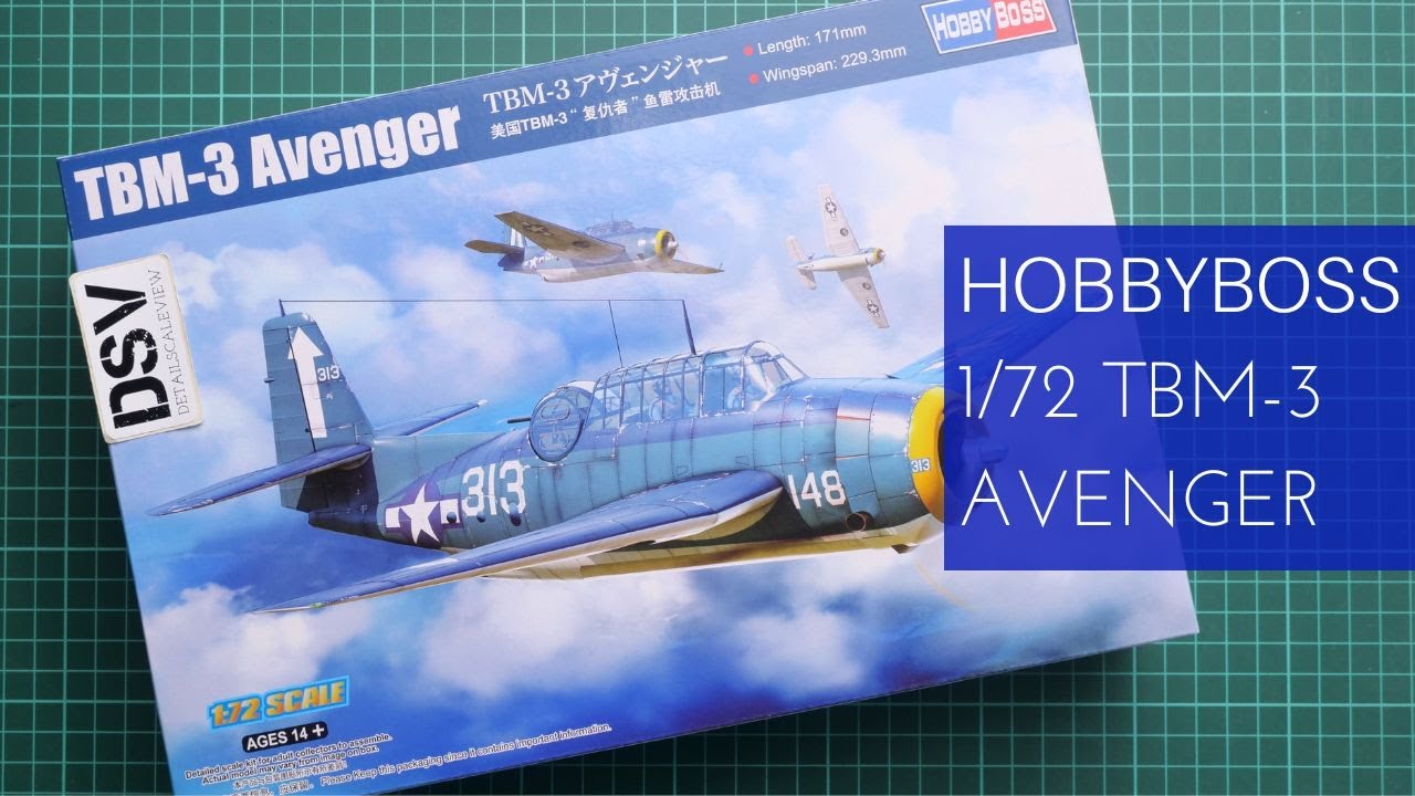 HobbyBoss 1/72 TBM-3 Avenger (87274) Review